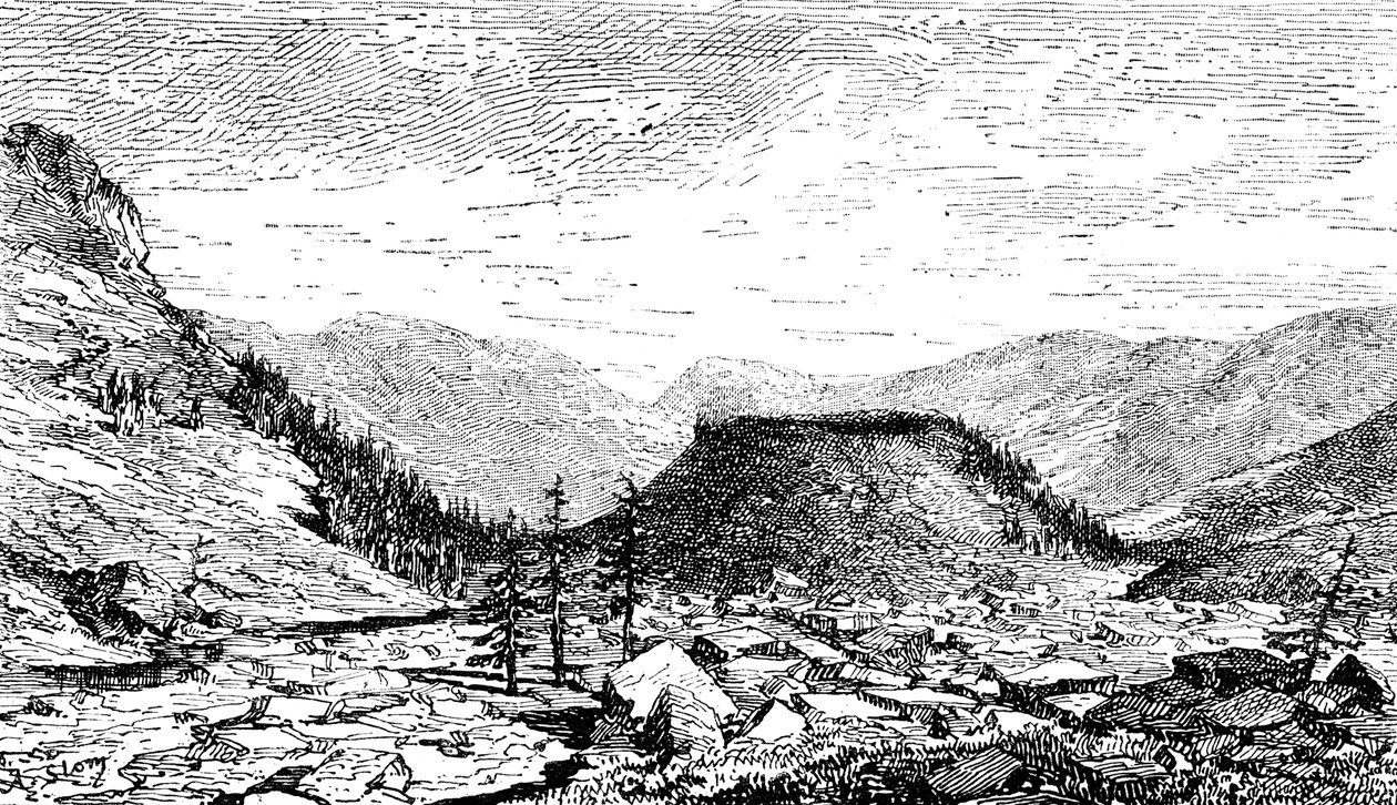 De beker, bij de bron van de Oka, Rusland, 1895 door Unbekannt