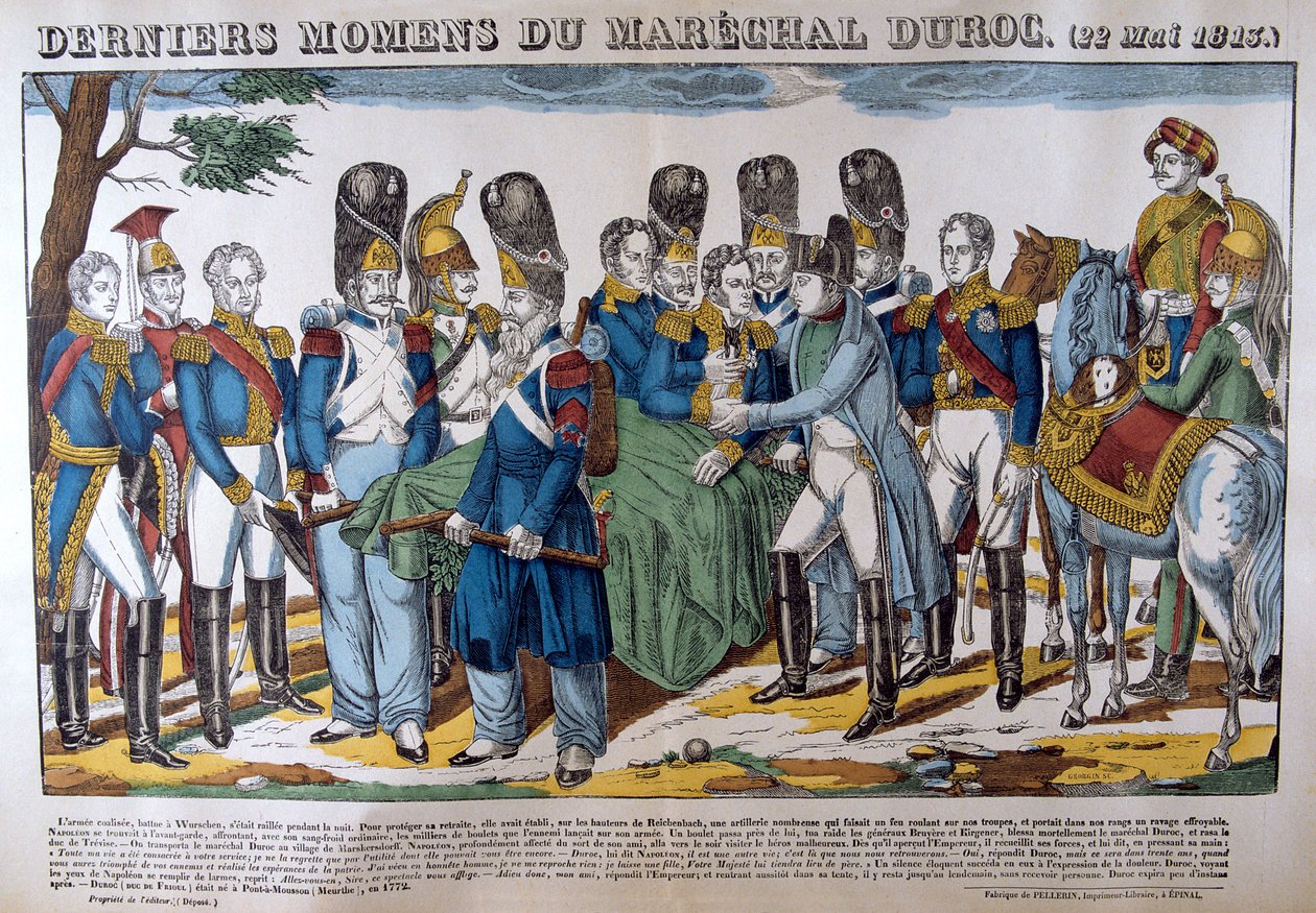 De Dood van Maarschalk Duroc, 22 mei 1813 door Unbekannt