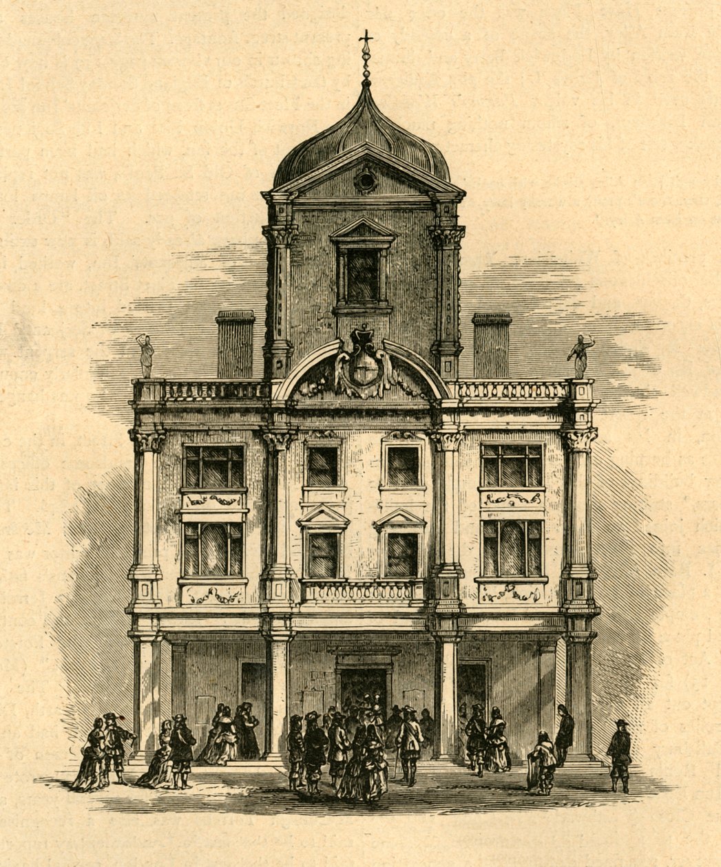 Het Dorset Gardens Theater, Whitefriars, 1897 door Unbekannt