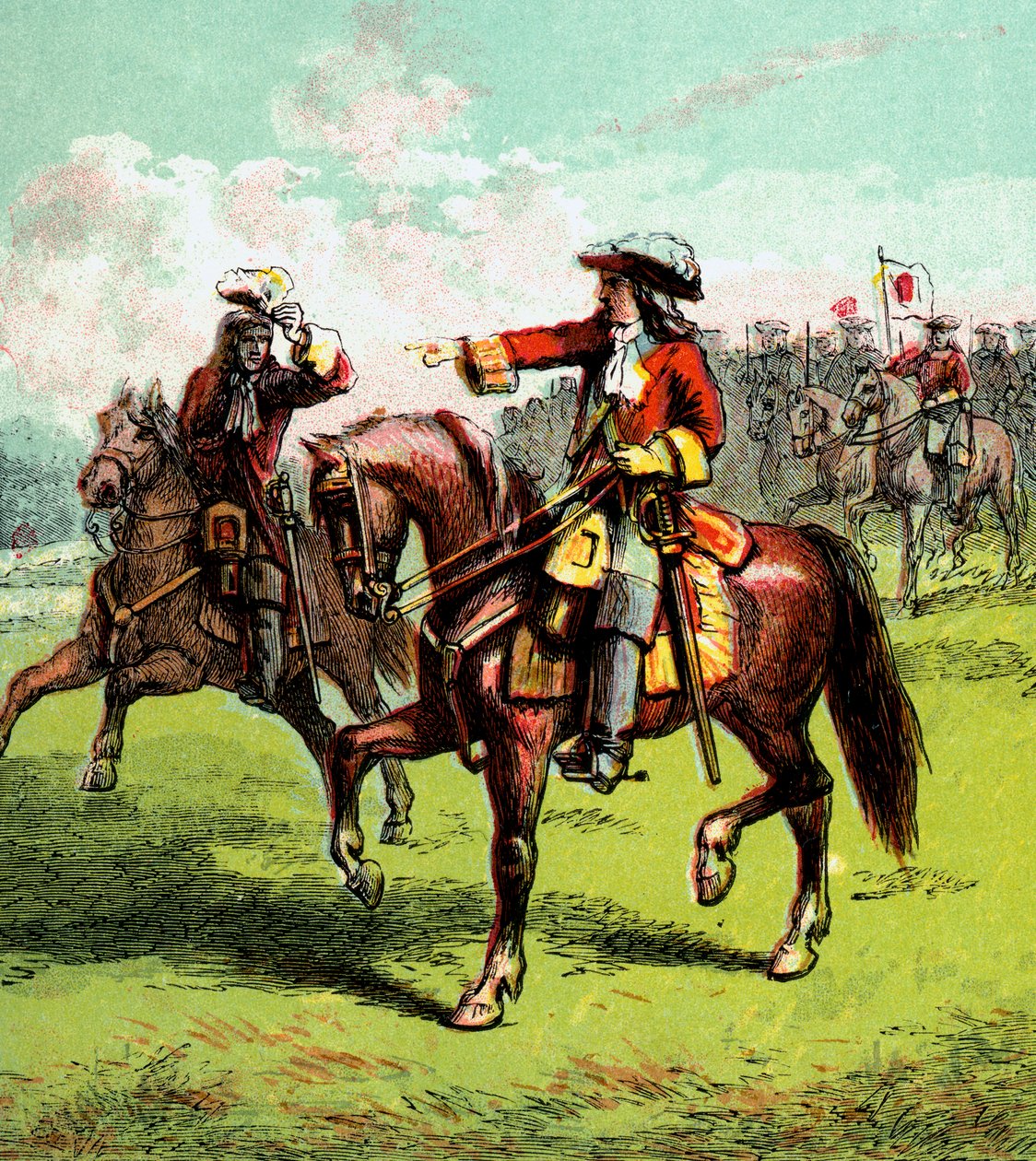 De Hertog van Marlborough, begin 18e eeuw, ca. 1850s door Unbekannt