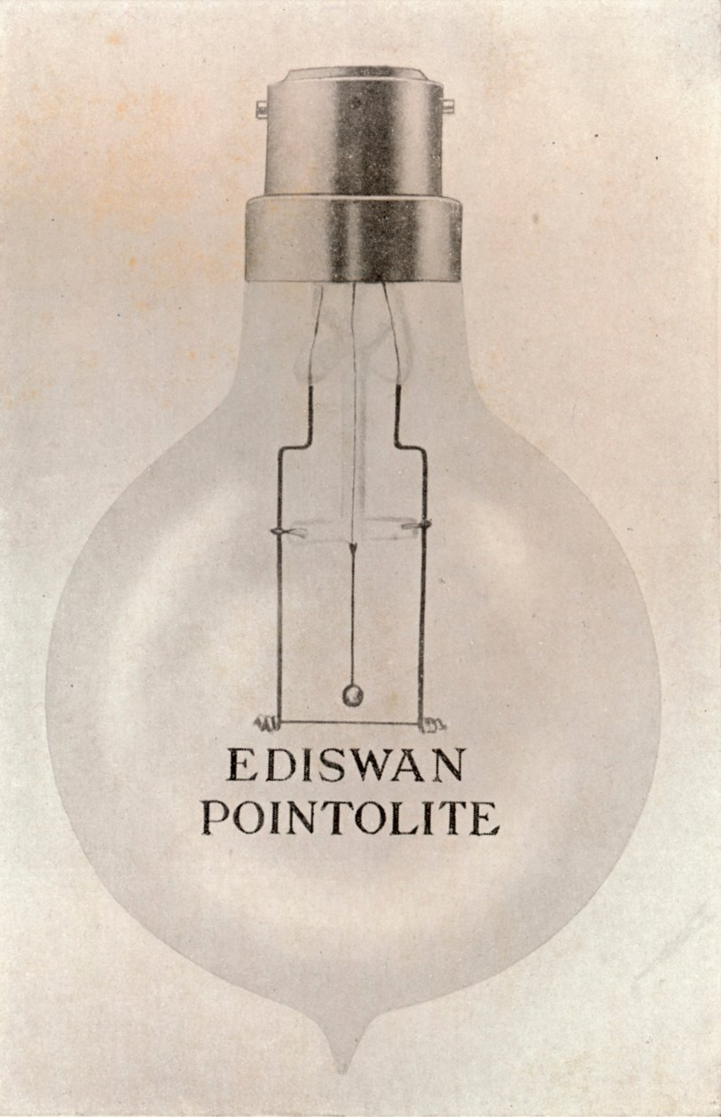 De Ediswan Pointolite, ca. 1916 door Unbekannt