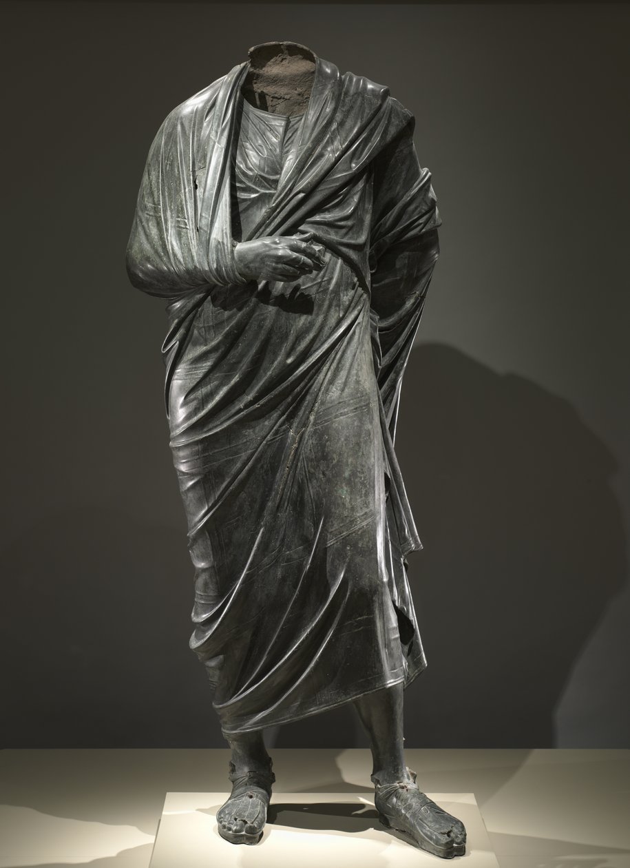 De keizer als filosoof, waarschijnlijk Marcus Aurelius regeerde AD 161-180, ca. AD 180-200 door Unbekannt