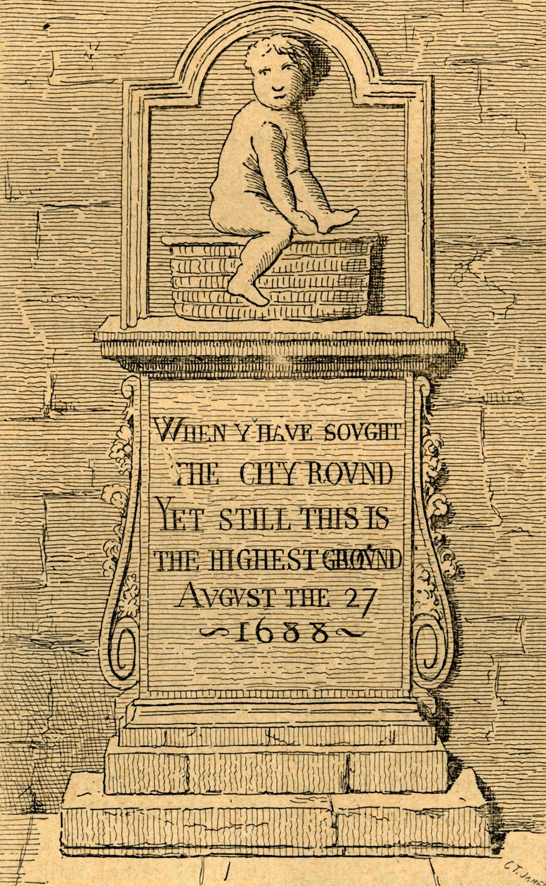 Het beeld in Panyer Alley, 1897 door Unbekannt