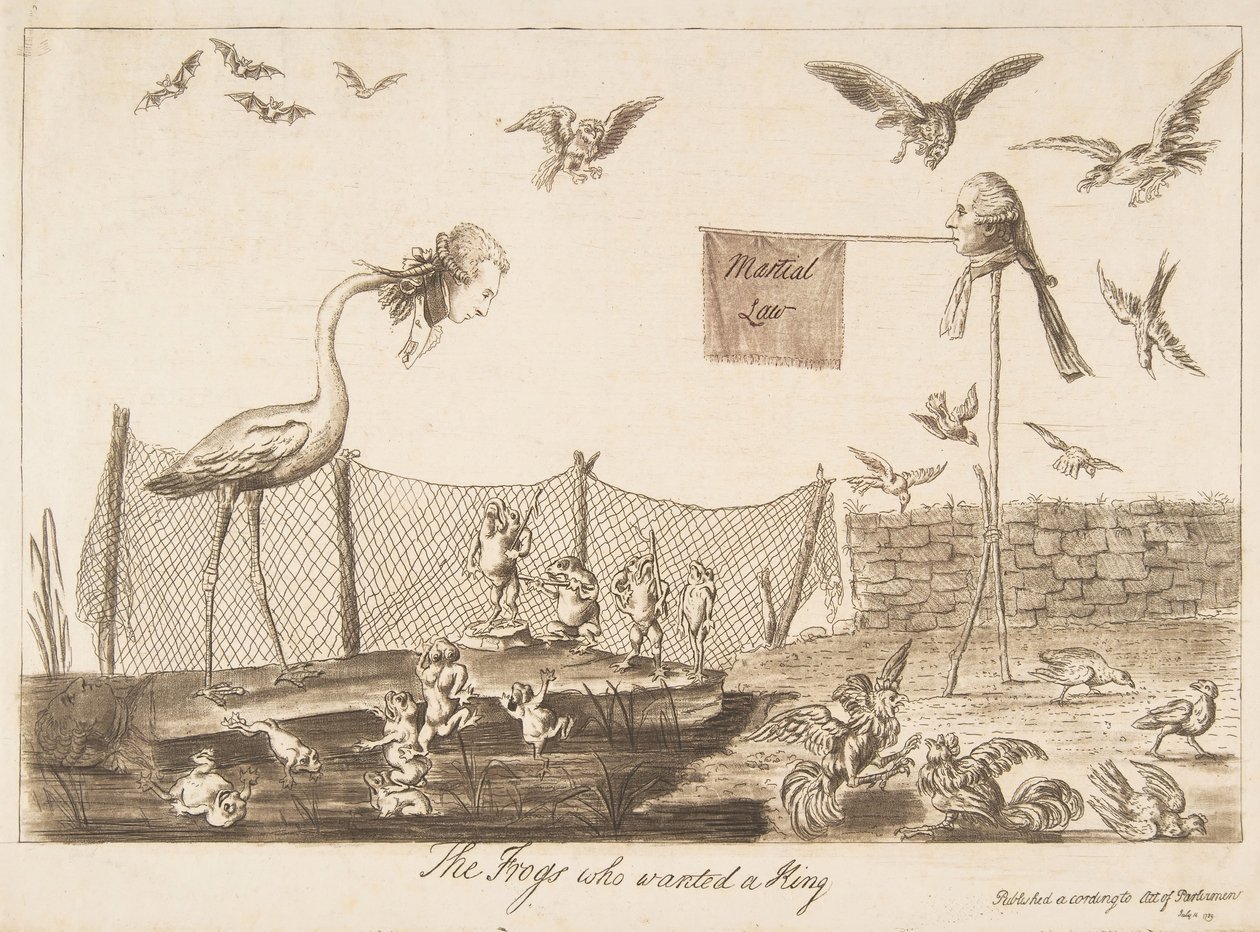 De Kikkers Die Een Koning Wilden, 14 juli 1789 door Unbekannt