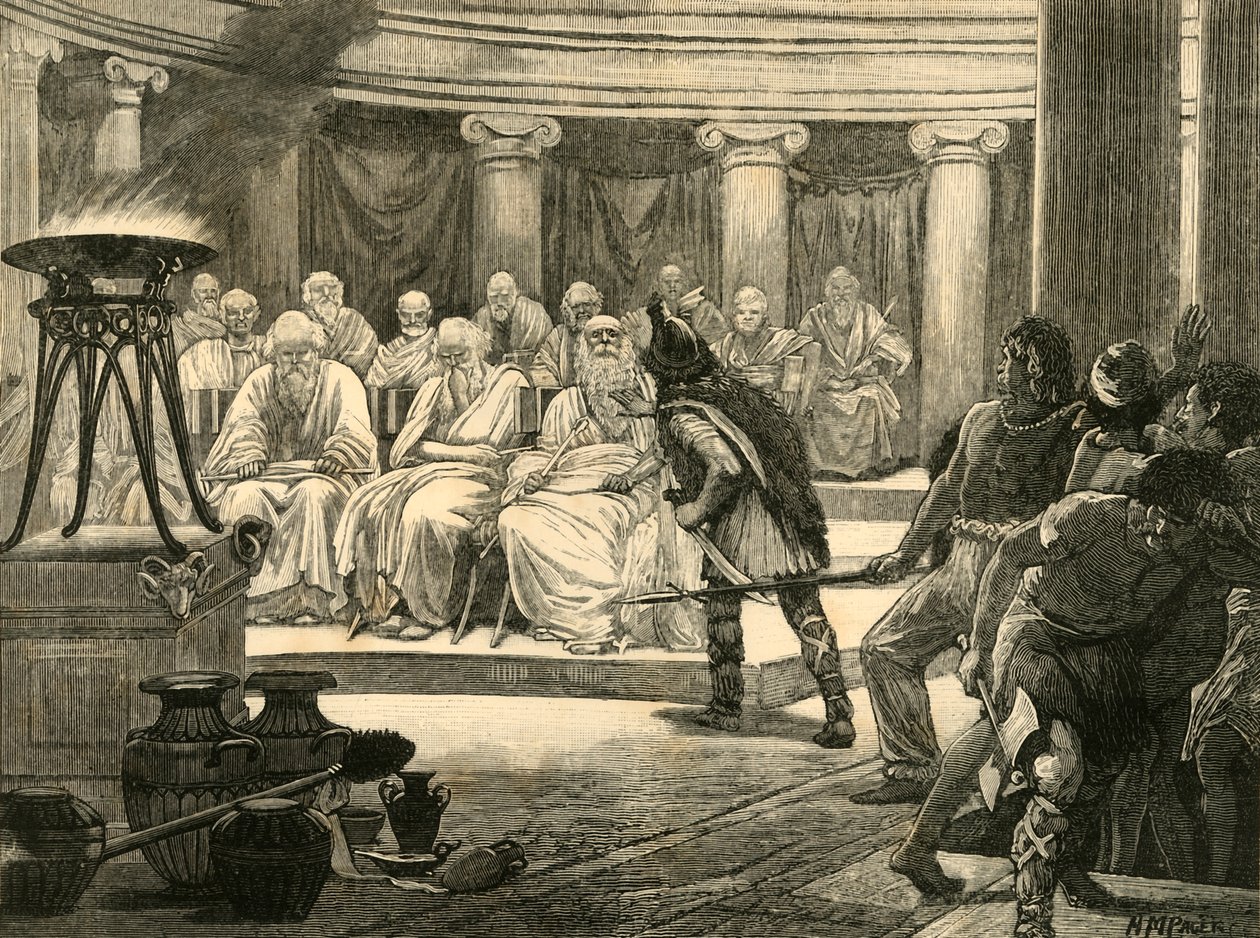 De Galliërs in Rome, 1890 door Unbekannt