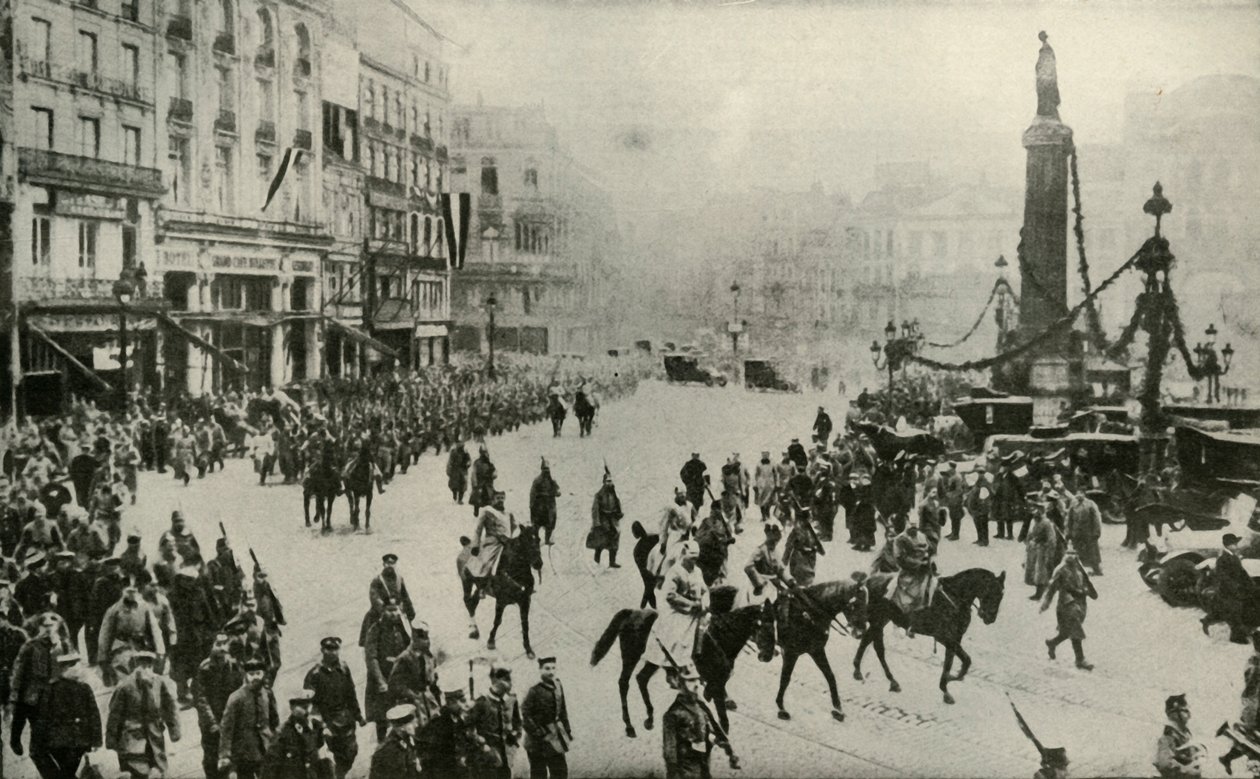 De Duitse bezetting van Lille, 1914, 1919 door Unbekannt