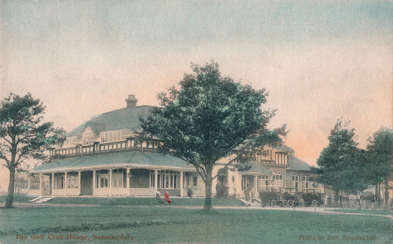 Het Golfclubhuis, Sunningdale, ca. 1910 door Unbekannt