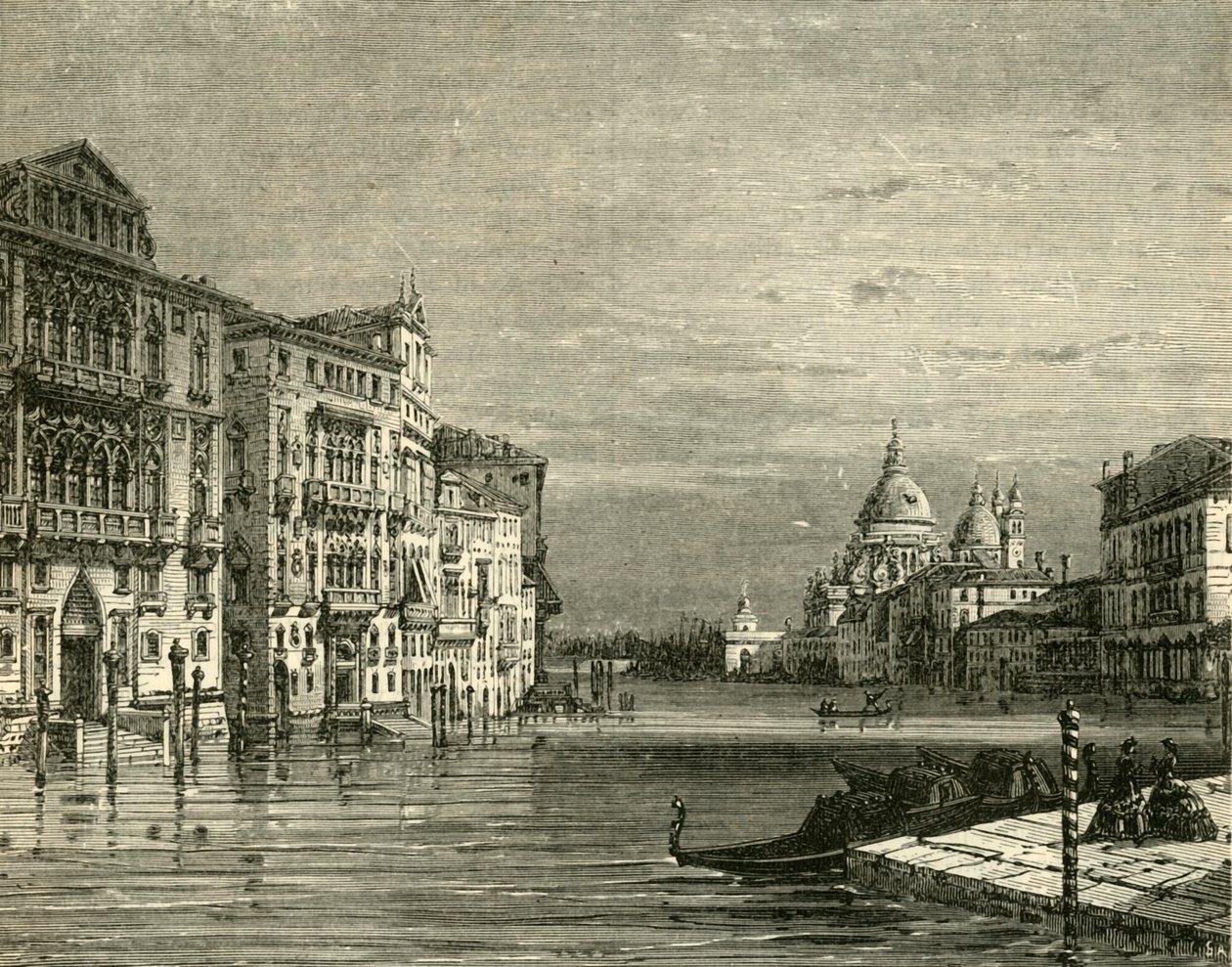 Het Grote Kanaal, Venetië, 1890 door Unbekannt