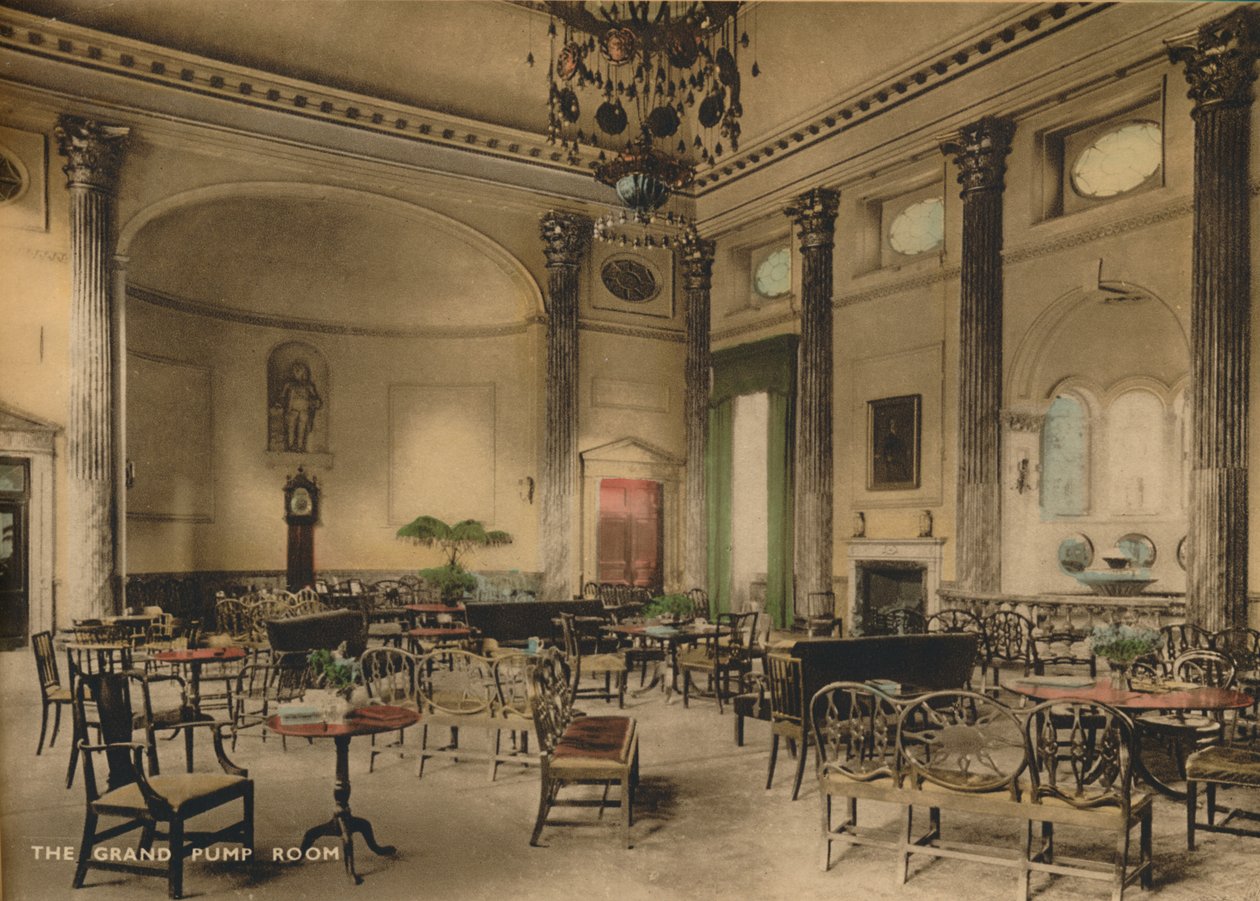 De Grote Pompzaal, Bath, Somerset, ca. 1925 door Unbekannt
