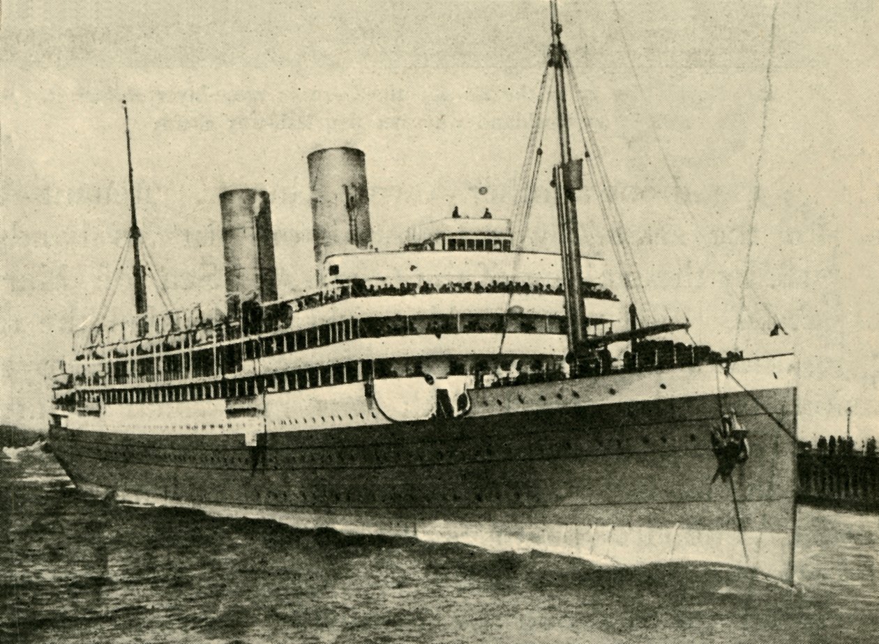 De HMT Royal Edward, ca. 1915, ca. 1920 door Unbekannt