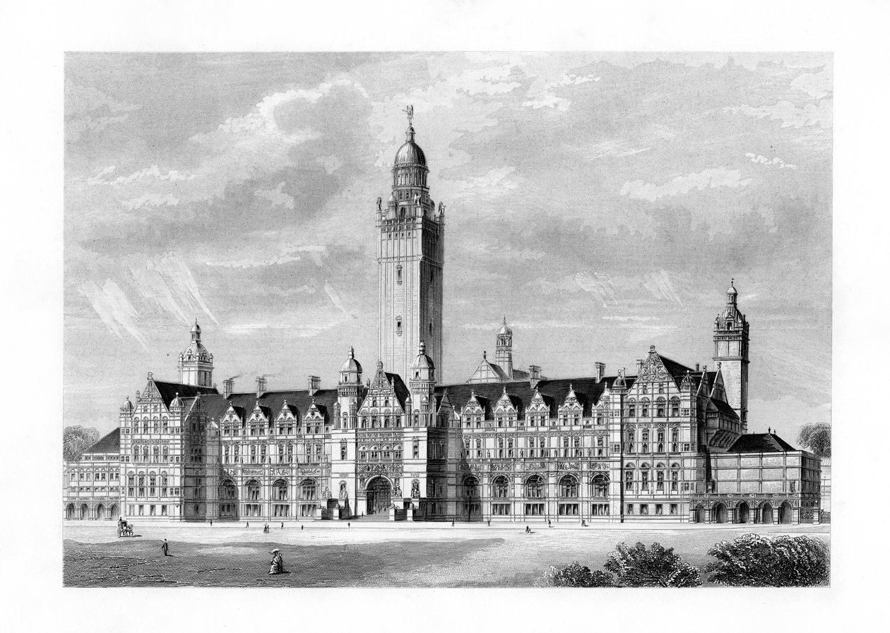 Het Imperial Institute, South Kensington, Londen door Unbekannt