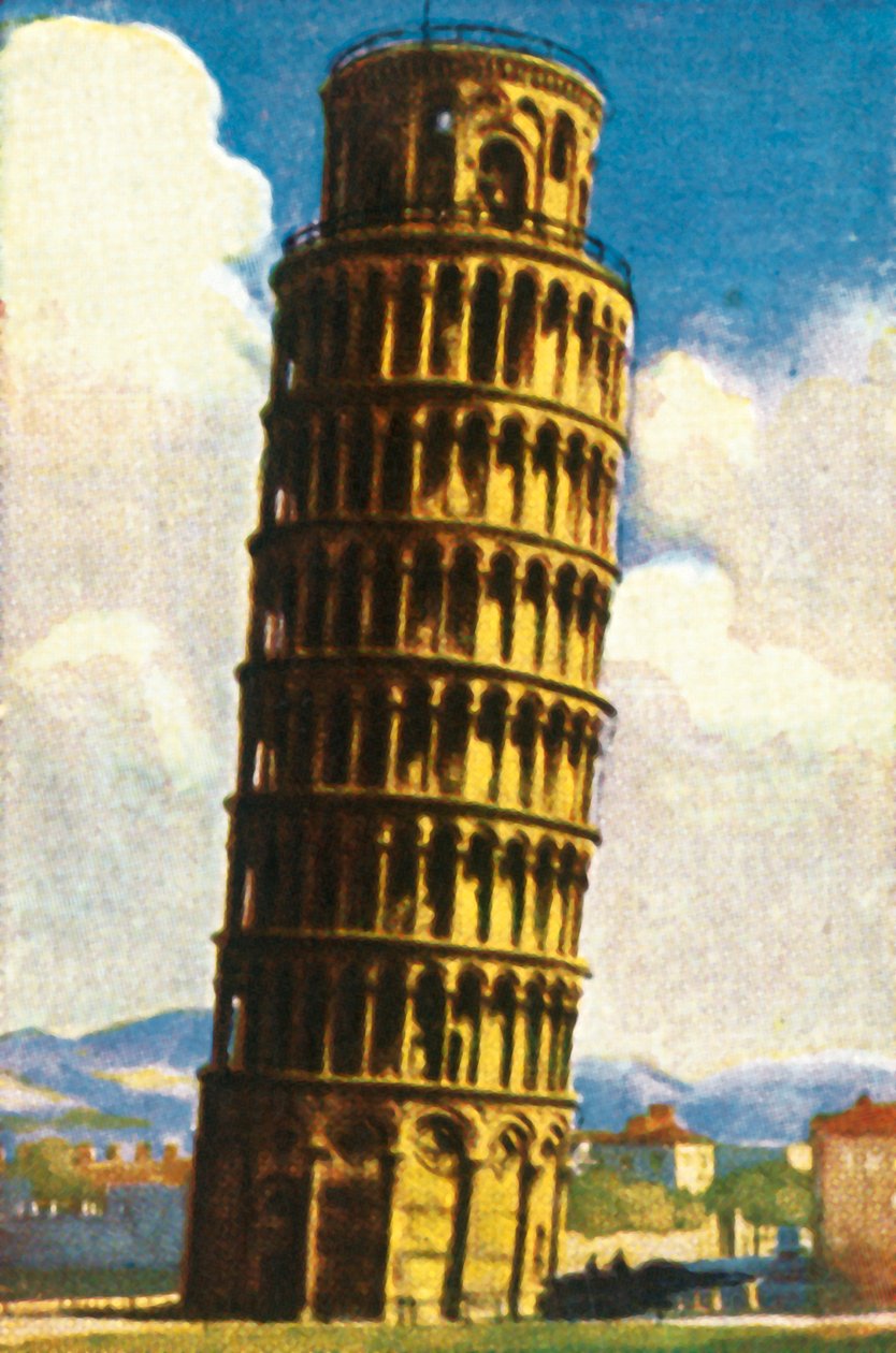 De Scheve Toren van Pisa, ca. 1928 door Unbekannt