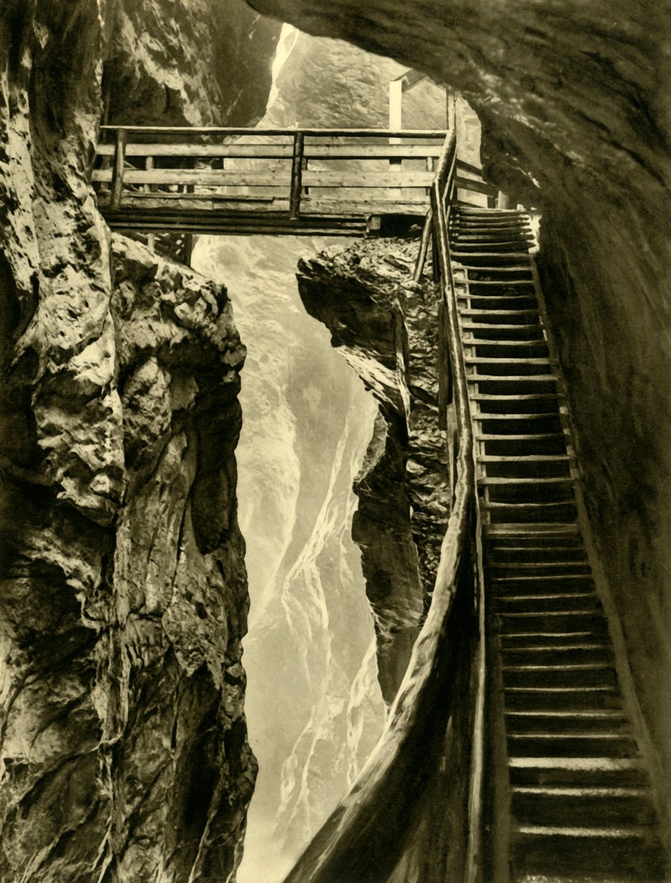 De Liechtenstein Kloof, Oostenrijk, ca. 1935 door Unbekannt