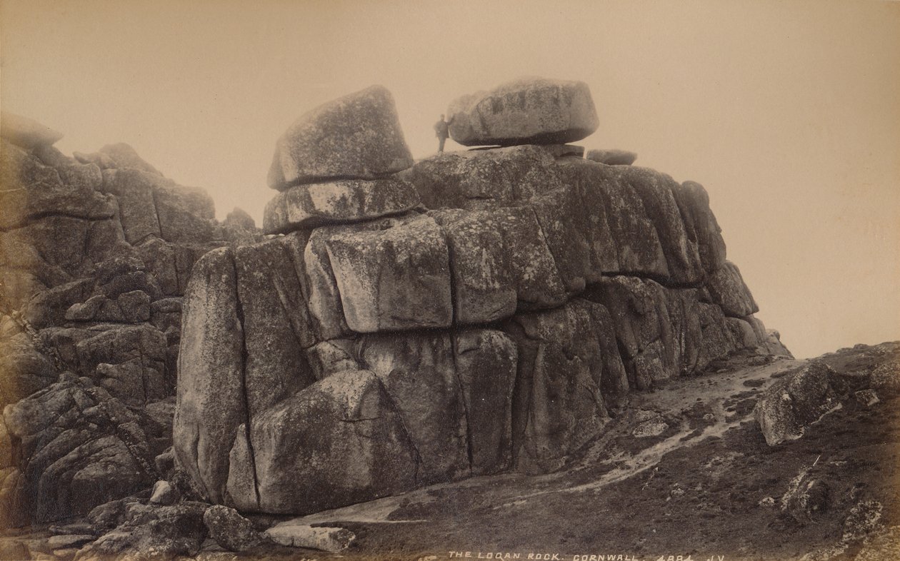 De Logan Rock, Cornwall, 1929 door Unbekannt