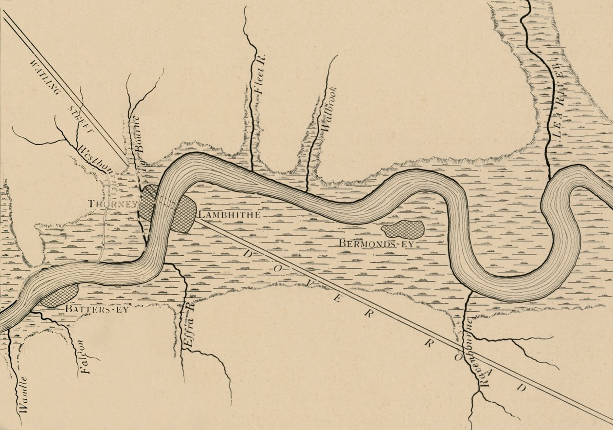 De Moerassen van Vroeg Londen, 1908 door Unbekannt
