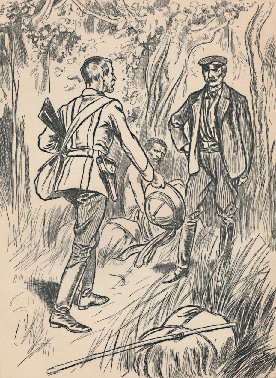 De ontmoeting van Stanley en Livingstone, c1907 door Unbekannt