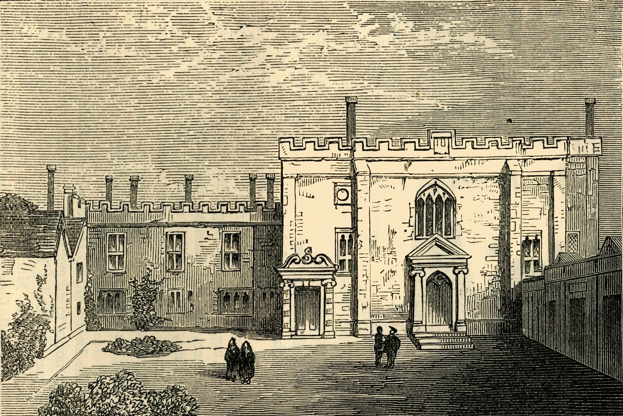 Het klooster van St. Jan van Jeruzalem, Clerkenwell - De kapel vanuit het zuiden door Unbekannt