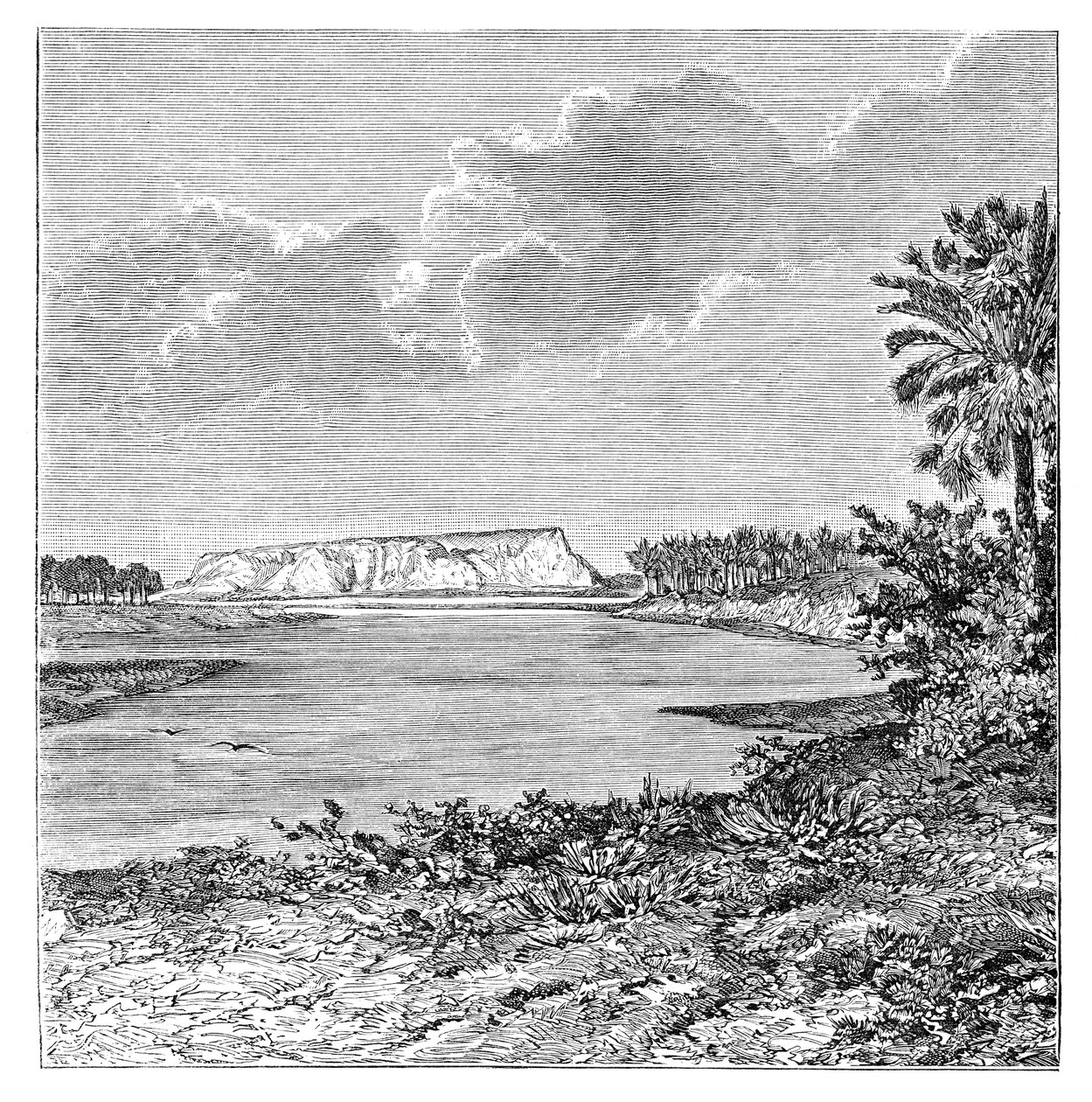 De heuvel van Babil, Irak, 1895 door Unbekannt