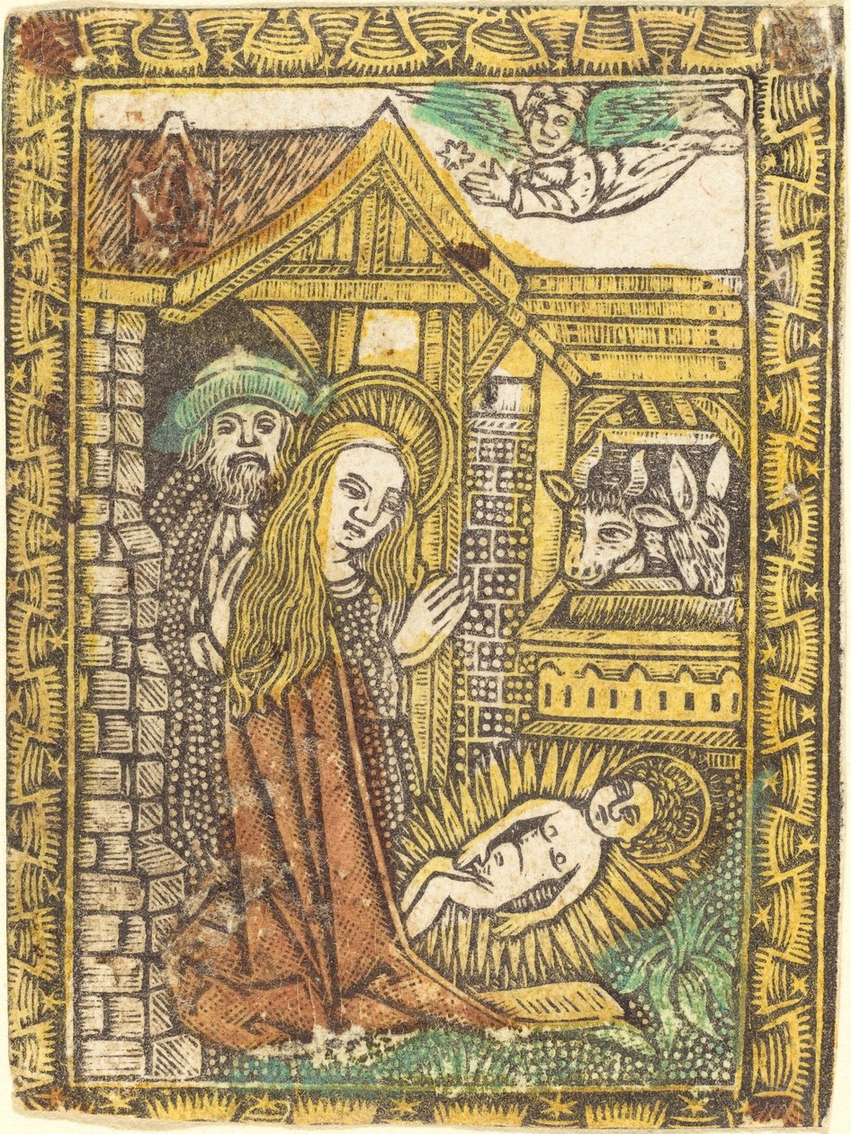 De geboorte van Christus, ca. 1470-1480 door Unbekannt