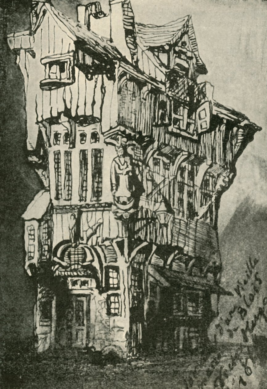 Het Oude Huis in Blois, 19e eeuw, 1902 door Unbekannt