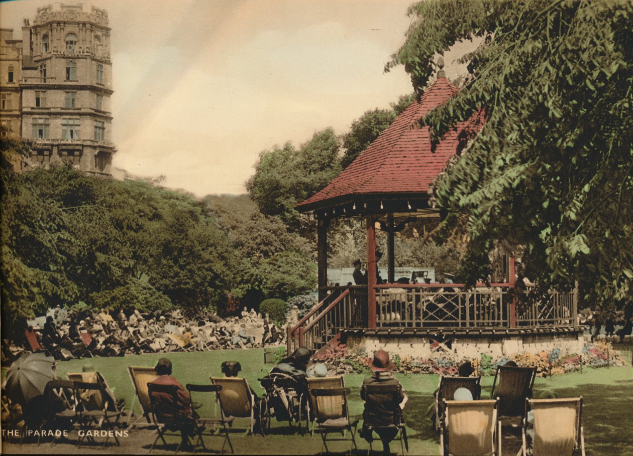 The Parade Gardens, Bath, Somerset, ca. 1925 door Unbekannt