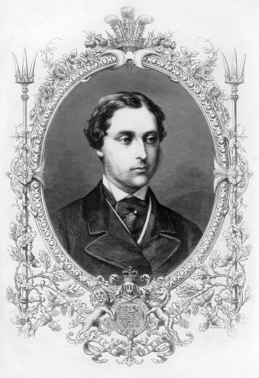 De Prins van Wales, 1862 door Unbekannt