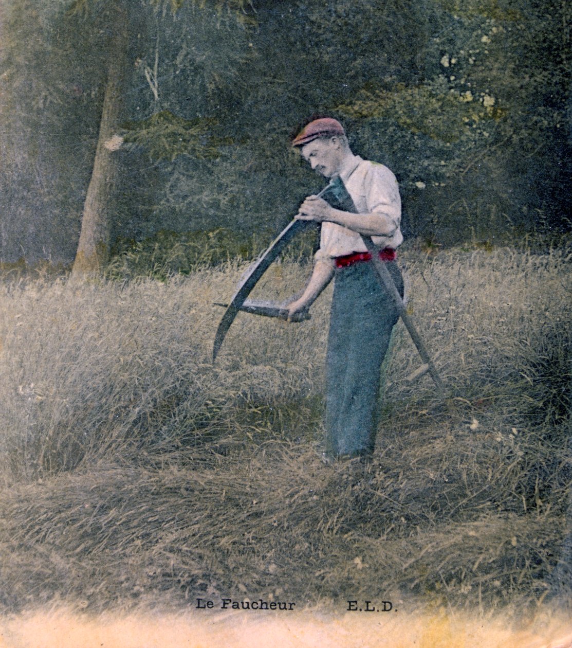 De maaier, ca. 1900 door Unbekannt