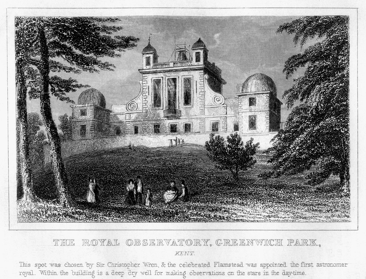 Het Koninklijk Observatorium, Greenwich, Londen door Unbekannt