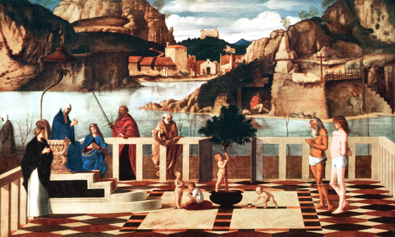 De Heilige Allegorie, 1490-1500, 1925 door Unbekannt