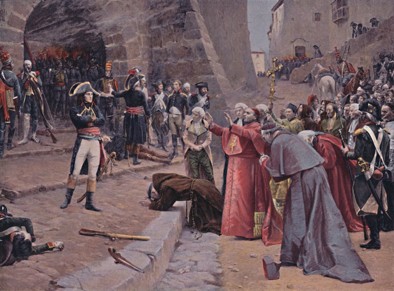 Het Beleg van Pavia, 1796, 1896 door Unbekannt