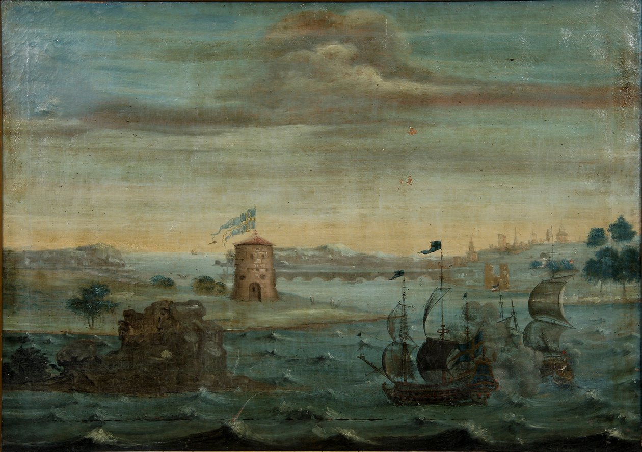 Het Beleg van Vyborg, 1710s door Unbekannt