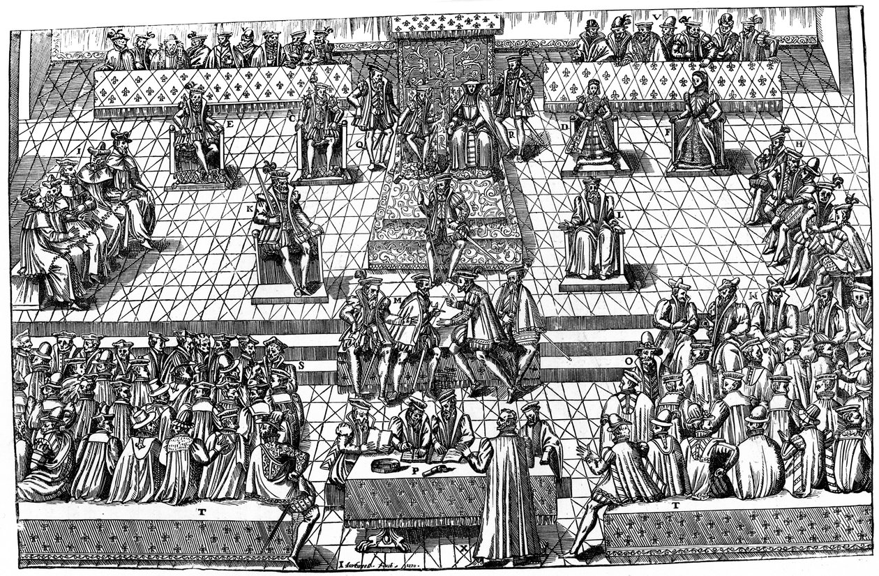 De Staten-Generaal in Orléans, Frankrijk, 1560, 1893 door Unbekannt