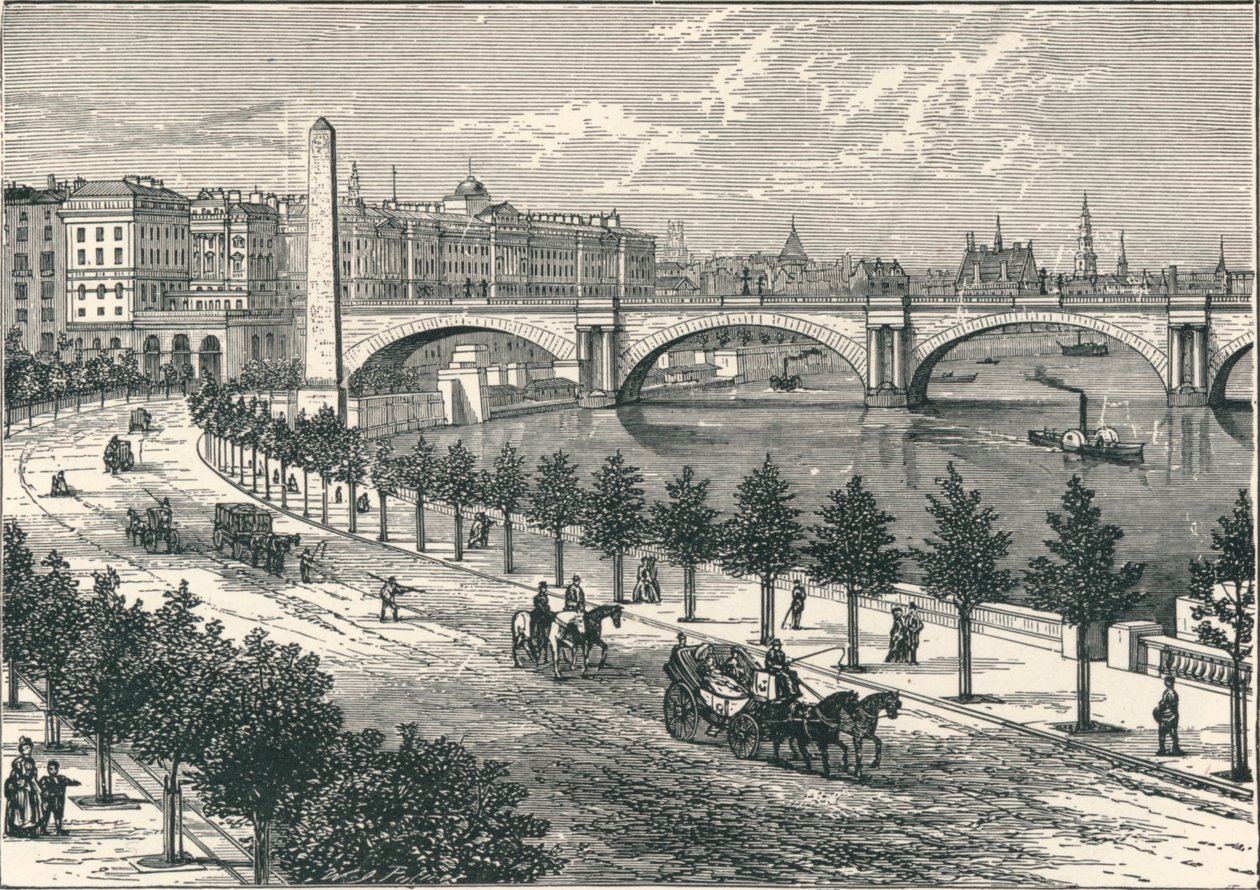 De Thames Embankment, met Cleopatra