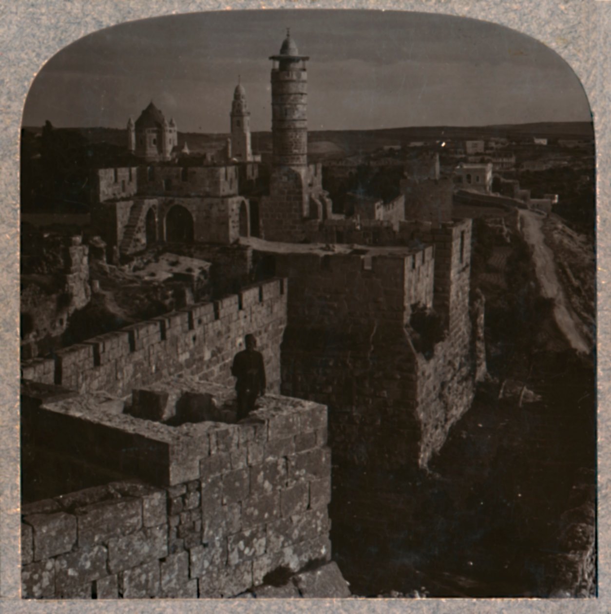 De Toren van David. Het oudste deel van de Citadel, ca. 1900 door Unbekannt