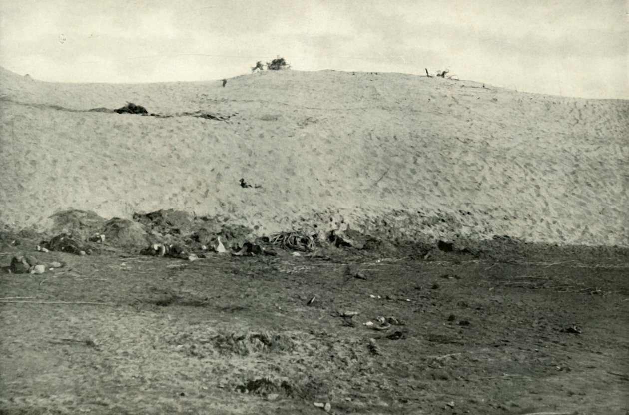 De Turkse Nederlaag aan het Suezkanaal, ca. 1915, 1919 door Unbekannt