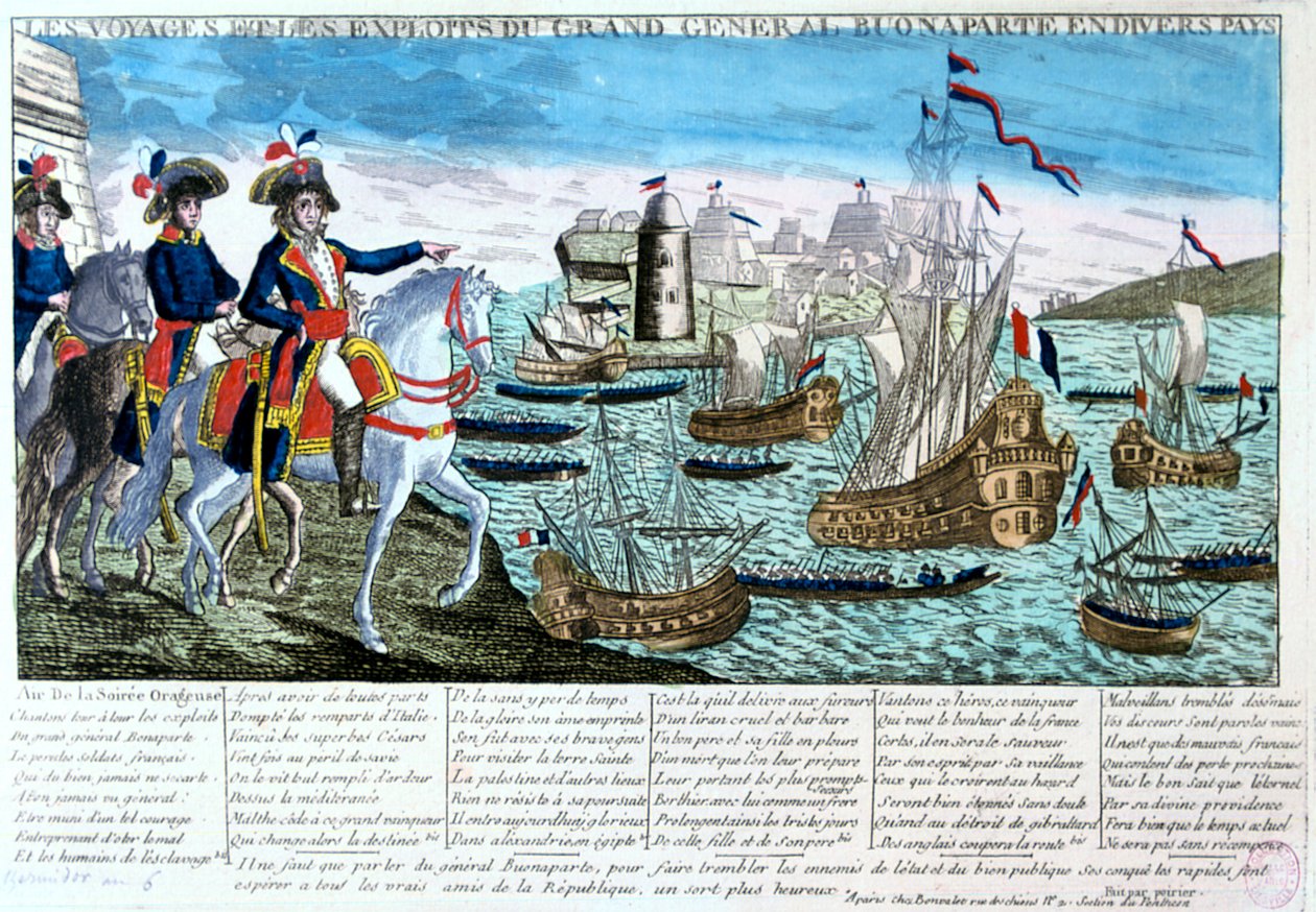 De reizen en exploits van generaal Bonaparte door Unbekannt