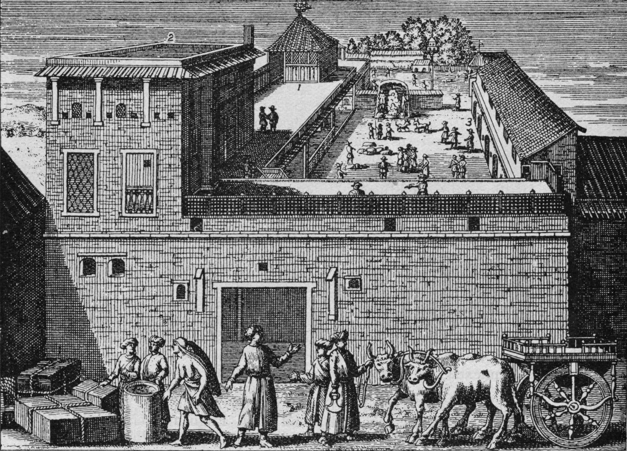 Het Begin van het Britse Rijk in India, 17e eeuw, 1908 door Unbekannt