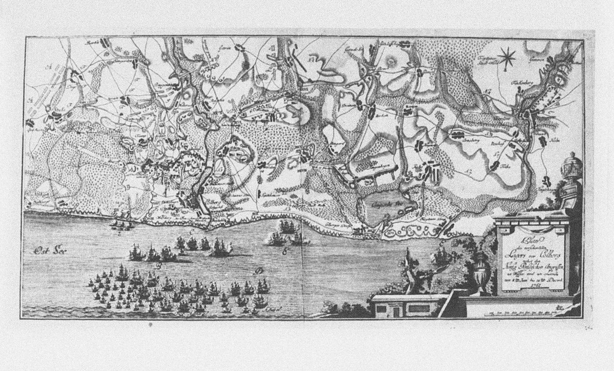 De verovering van de Pruisische vesting Kolberg op 16 december 1761, 1761 door Unbekannt