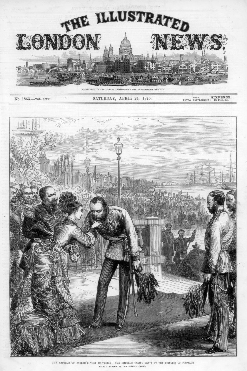 De omslag van The Illustrated London News, 24 april 1875 door Unbekannt