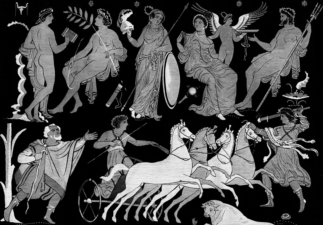 De dood van Hippolytus door Unbekannt