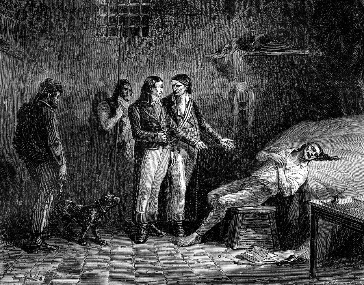De dood van de markies de Condorcet, 1794 door Unbekannt