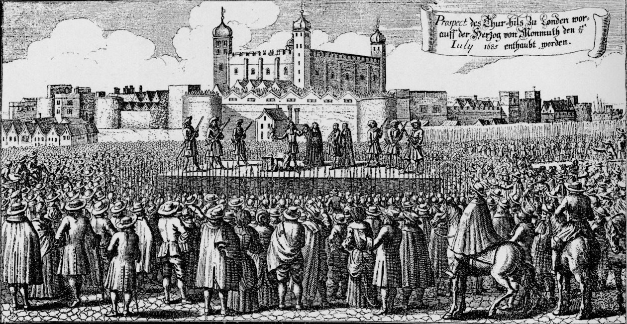 De executie van de hertog van Monmouth, Tower Hill, Londen, 15 juli 1685, 1903 door Unbekannt