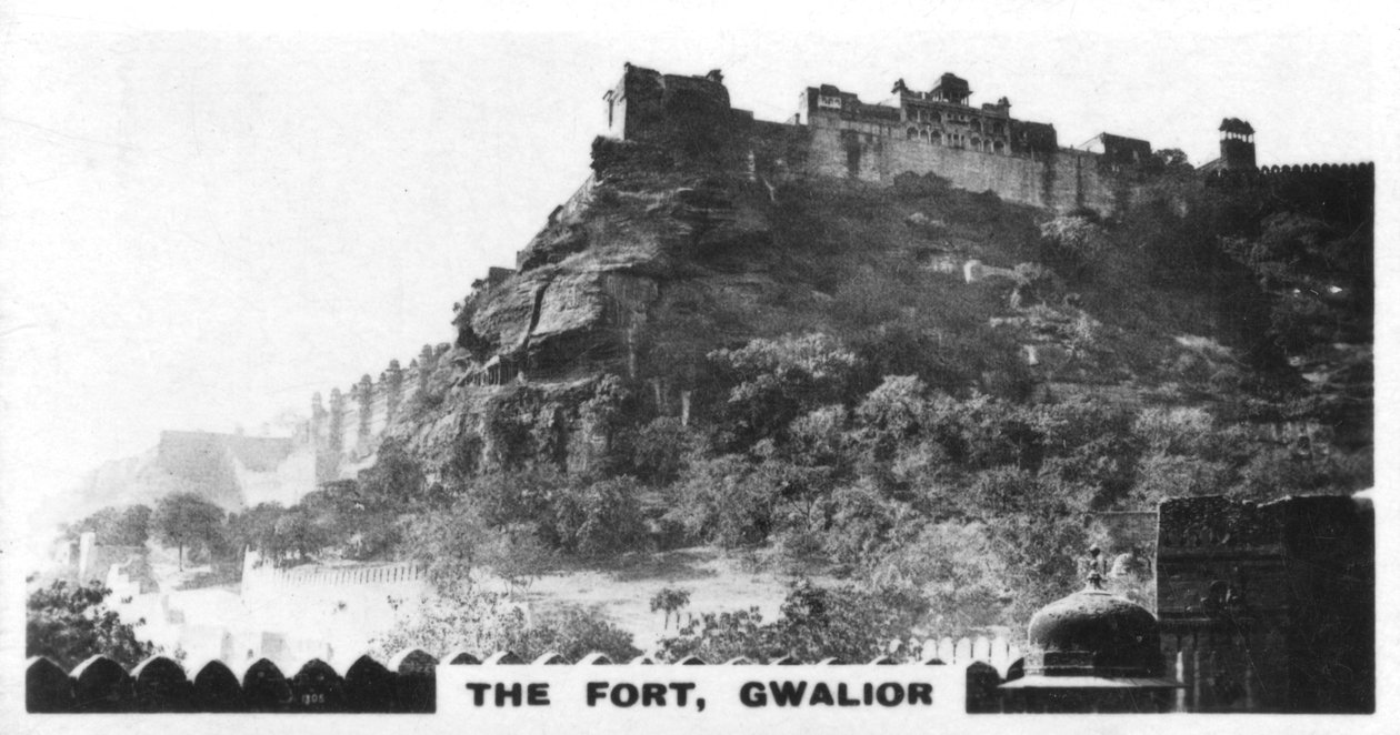 Het fort, Gwalior, Madhya Pradesh, India, c1925 door Unbekannt