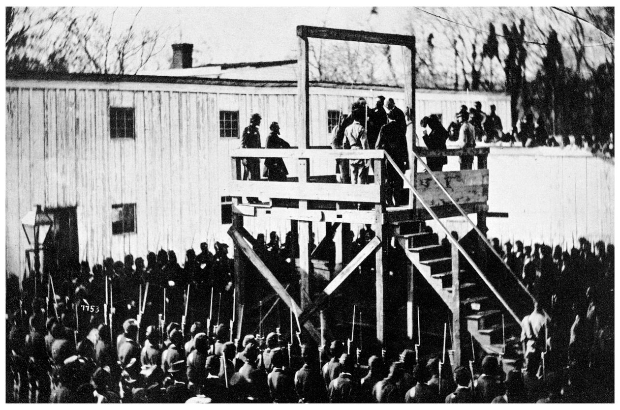 De ophanging van Henry Wirz, Washington DC, VS, 1865 1955 door Unbekannt