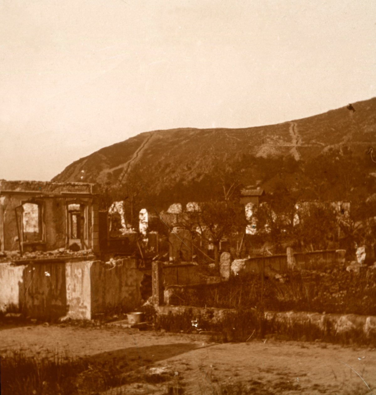 De kiosk, Metzeral, Noord-Frankrijk, c1914-c1918 door Unbekannt