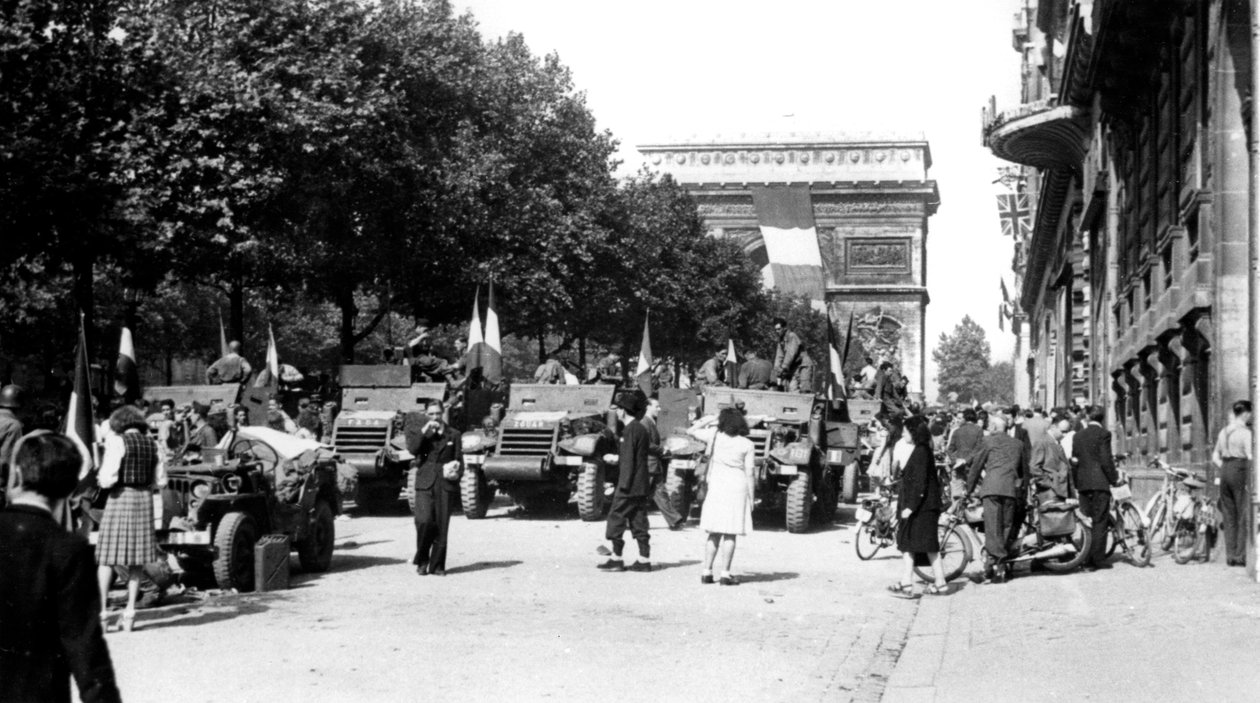 De bevrijding van Parijs, augustus 1944 door Unbekannt