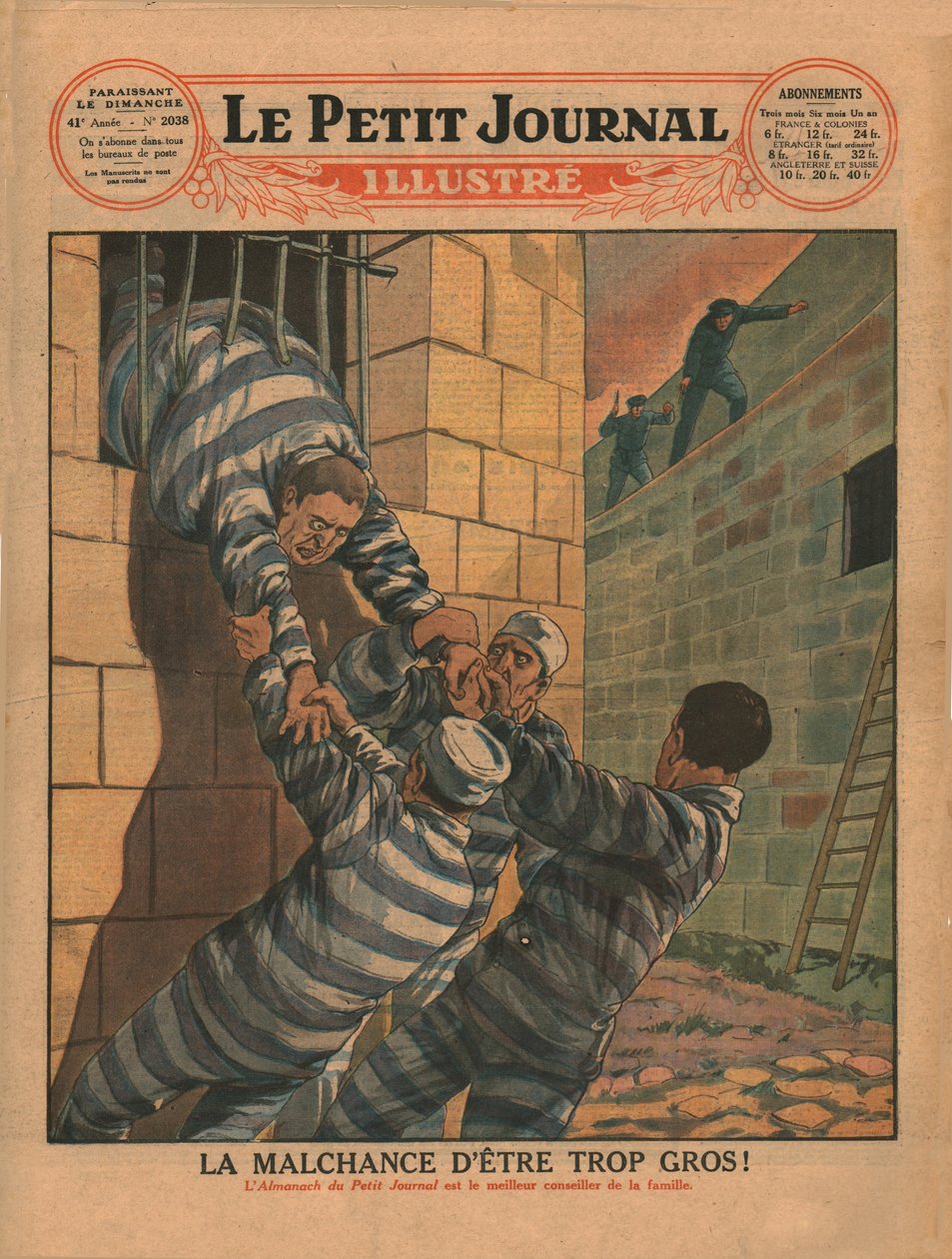 Het ongeluk om te dik te zijn, 1931 door Unbekannt