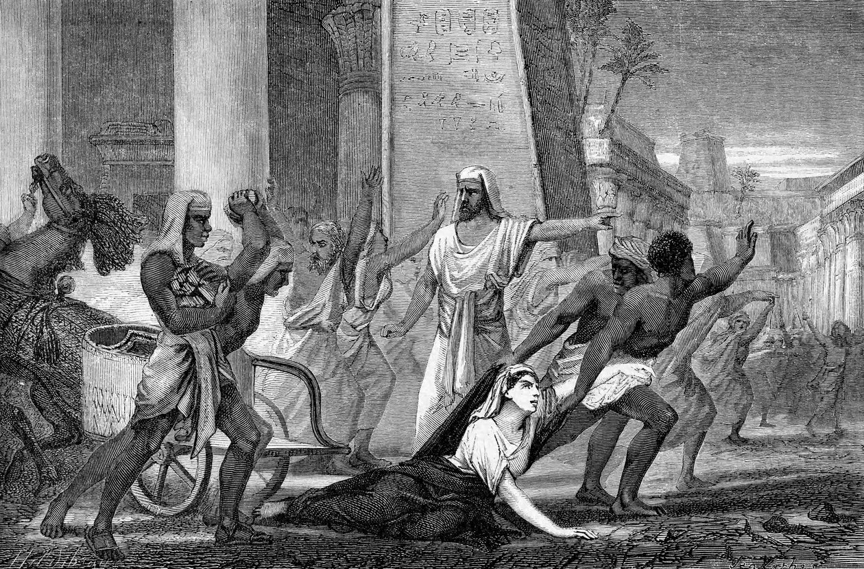De Moord op Hypatia, neo-Platonische wiskundige en filosoof, 415 midden 19e eeuw door Unbekannt