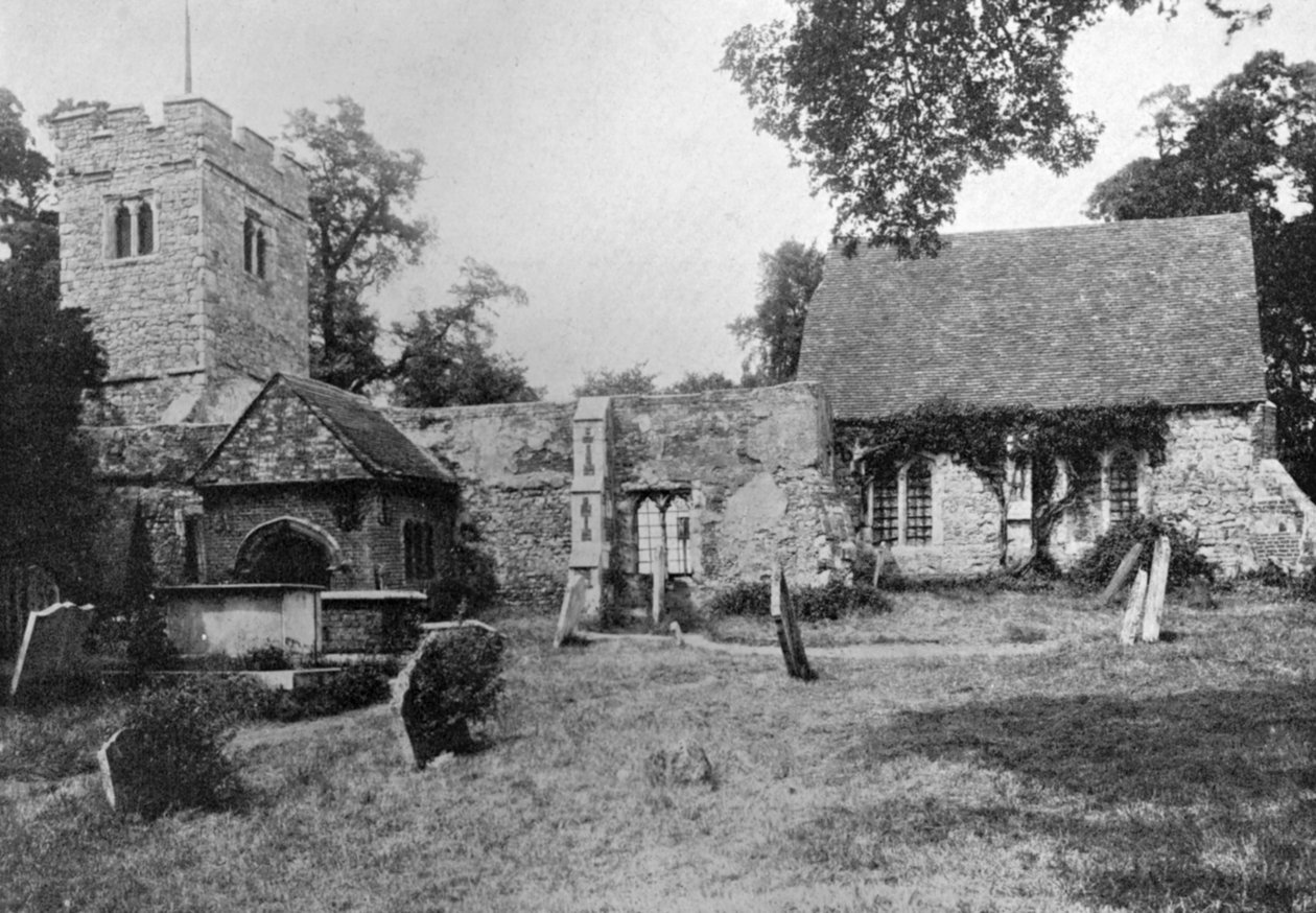 De oude kerk, Chingford, Essex, 1924-1926 door Unbekannt