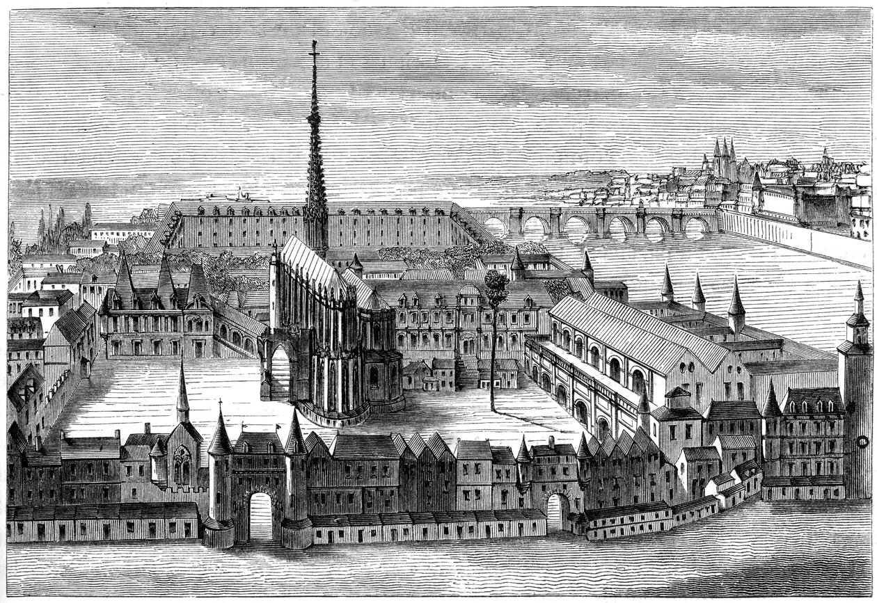 Het paleis, 16e eeuw 1849 door Unbekannt